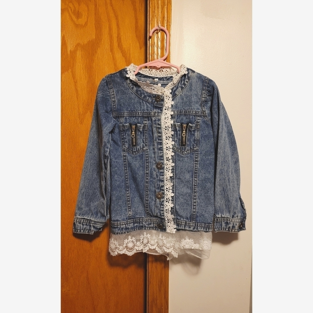 🦋Girls Jean Jacket NWOT
